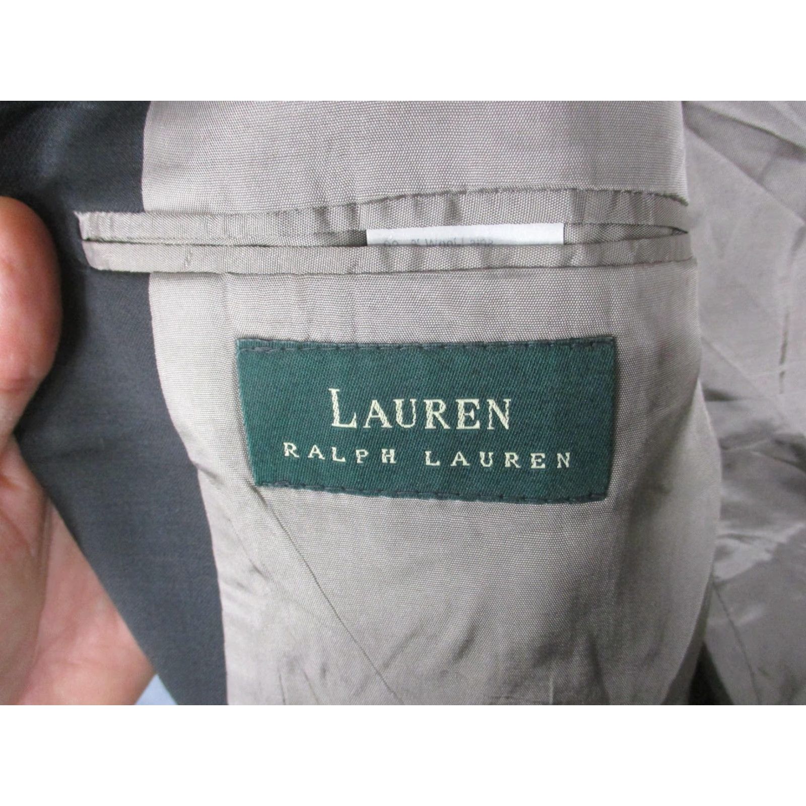 Ralph Lauren Lauren Ralph Lauren Blazer Adult 42S Black Wool Cashmere Made Canada Two-Button Notch Formal Mens Size 42R - 2 Thumbnail