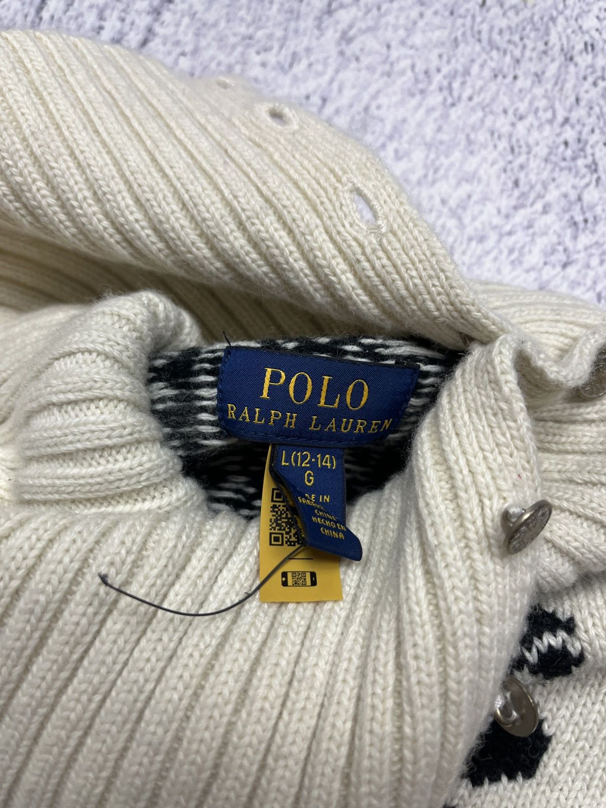Polo Ralph Lauren Polo Ralph Lauren Wool Nylon Turtle Neck Sweater Kids 12-14 Size US XXS / EU 40 - 8 Thumbnail
