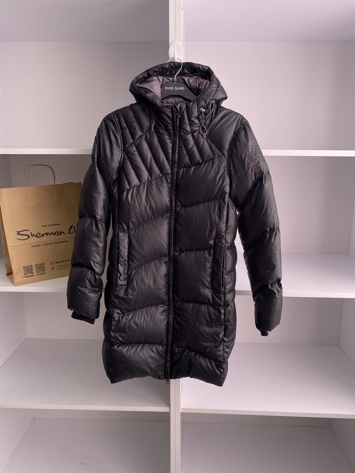 Salomon × Vintage Vintage Salomon Women’s outdoor Coat Jacket Size S / US 4 / IT 40 - 4 Thumbnail