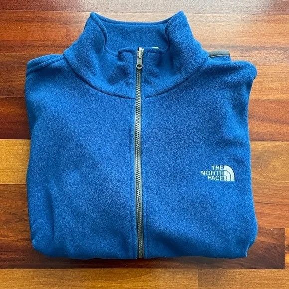 The North Face The North Face Men's Blue Fleece Sz Large Sherpa Fleece Full Size US L / EU 52-54 / 3 - 1 Thumbnail