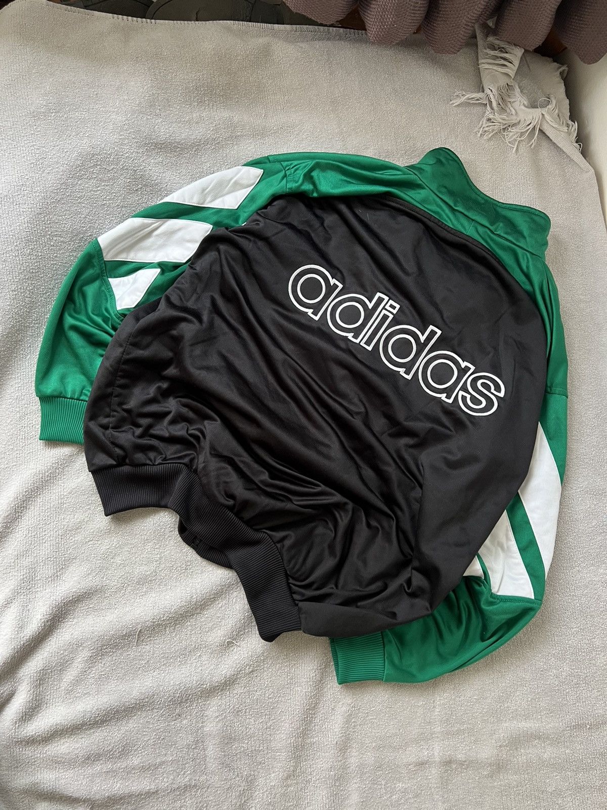 Adidas Adidas vintage track jacket big logo avant garde punk 90s Size US M / EU 48-50 / 2 - 3 Thumbnail