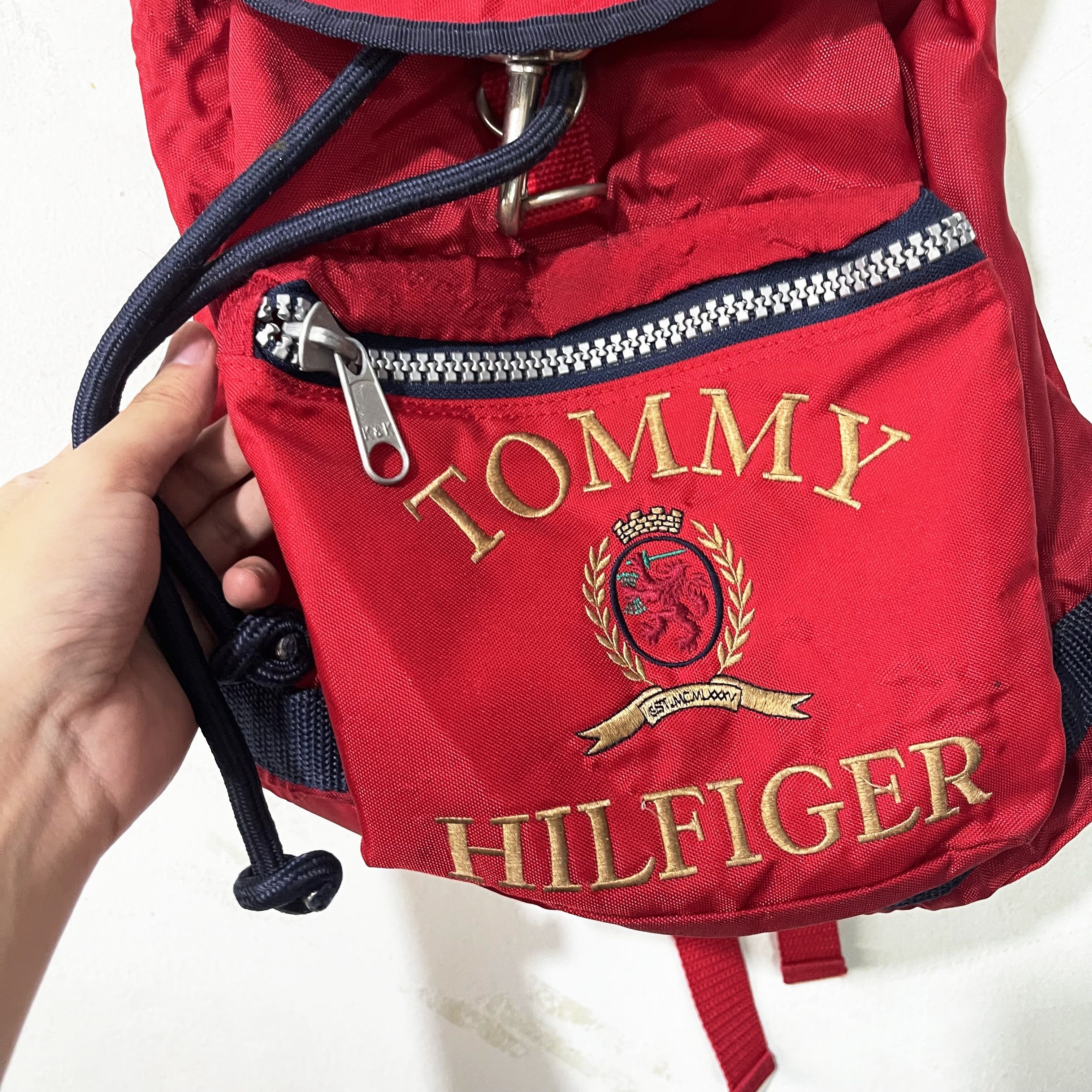Tommy Hilfiger Vintage 90s Tommy Hilfiger Backpack Size ONE SIZE - 5 Thumbnail