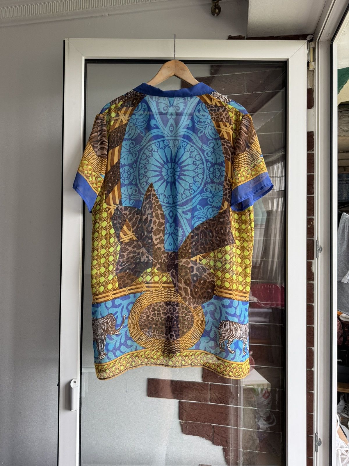 Christian Dior Monsieur 🔥Rare🔥 Vintage Christian Dior 90’s jungle print silk shirt Size US M / EU 48-50 / 2 - 2 Thumbnail