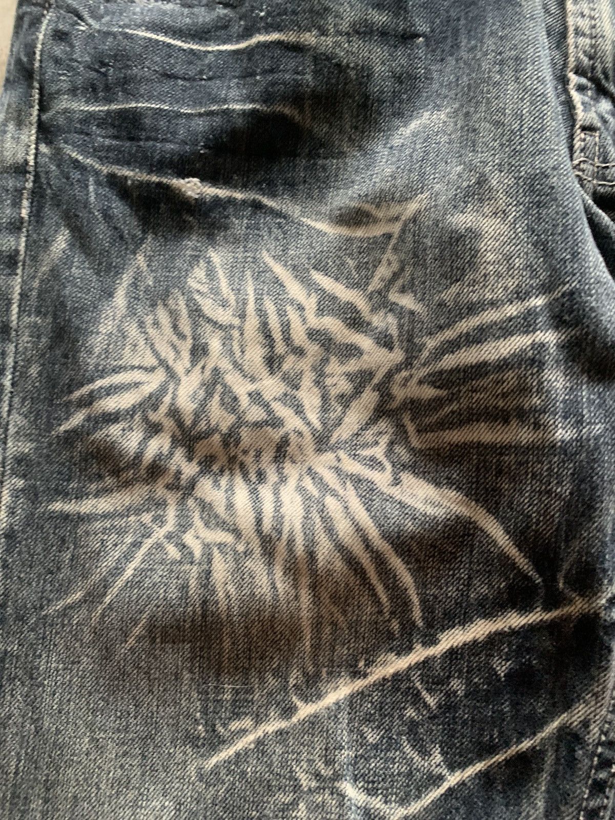 If Six Was Nine flared y2k sorridere sick washed design japanese jeans Size US 30 / EU 46 - 13 Thumbnail