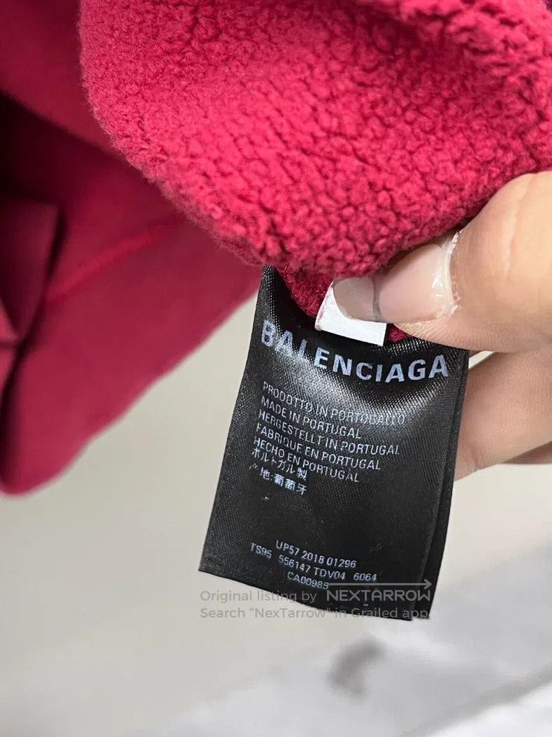 Balenciaga Balenciaga Chest Logo Letter Sweater - Red Size US M / EU 48-50 / 2 - 5 Thumbnail