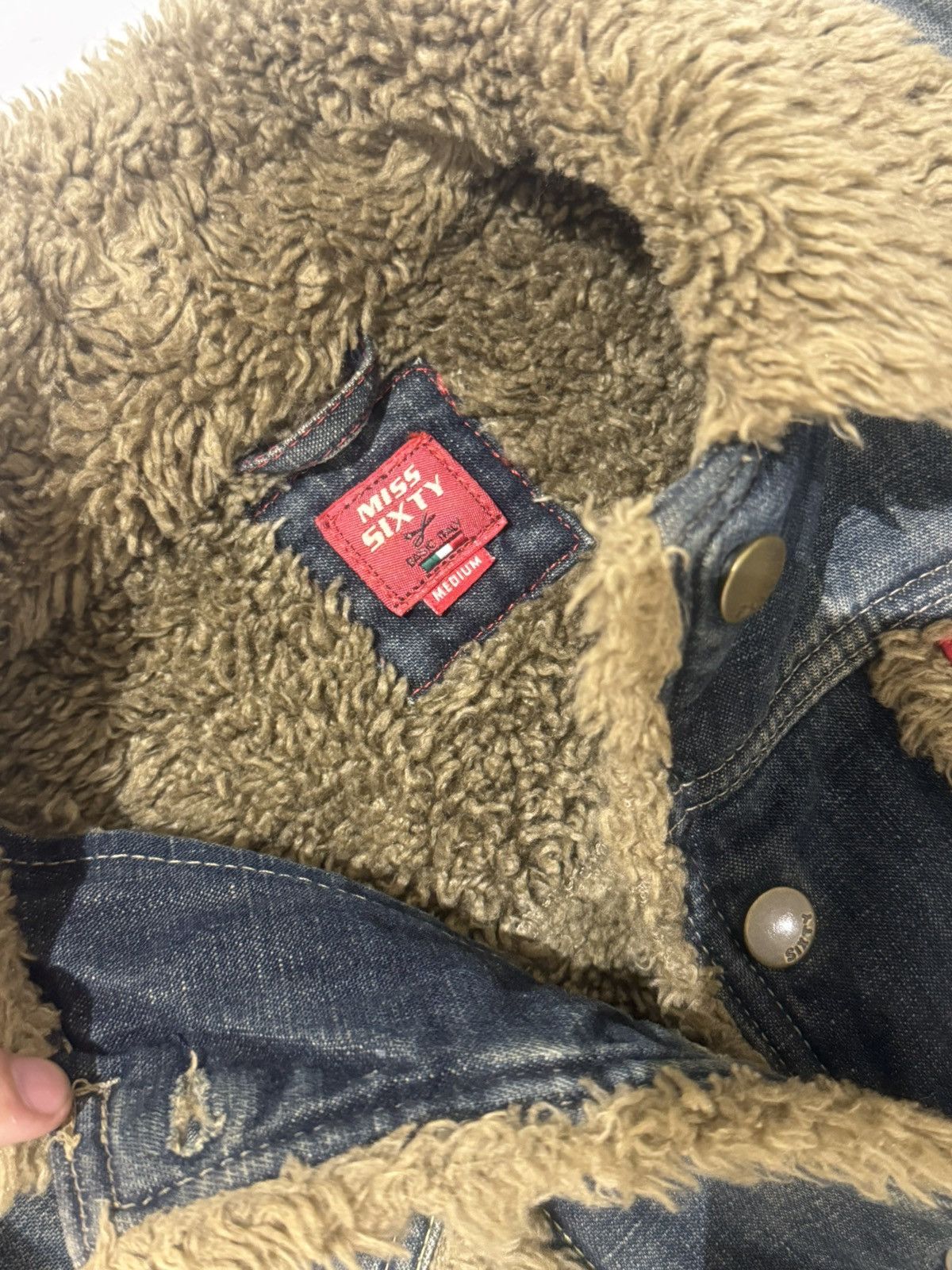 Miss Sixty Miss Sixty denim warm jacket y2k vintage Size M / US 6-8 / IT 42-44 - 2 Thumbnail