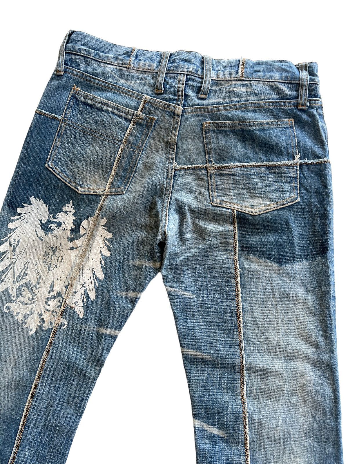 Japanese Brand Vintage Mcdivision Patchwork Distressed Denim Size US 30 / EU 46 - 13 Thumbnail