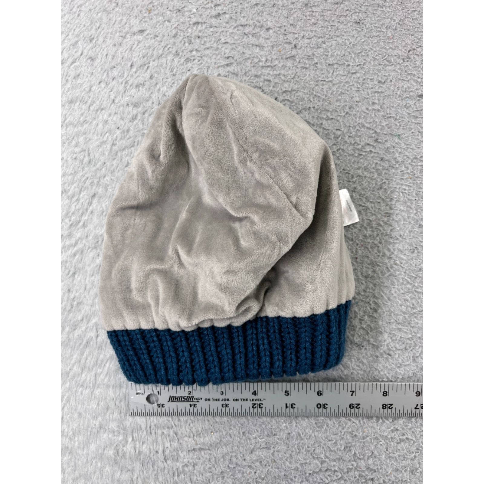 Vintage Furtalk Beanie Hat/Toque Womens One Size Blue Knit 100% Acrylic Lined Ski Size ONE SIZE - 5 Thumbnail