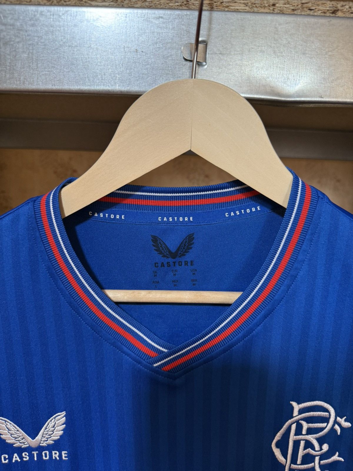 Castore × Vintage Castore 2023 2024 Rangers Home Soccer Football Jersey Size US M / EU 48-50 / 2 - 6 Thumbnail