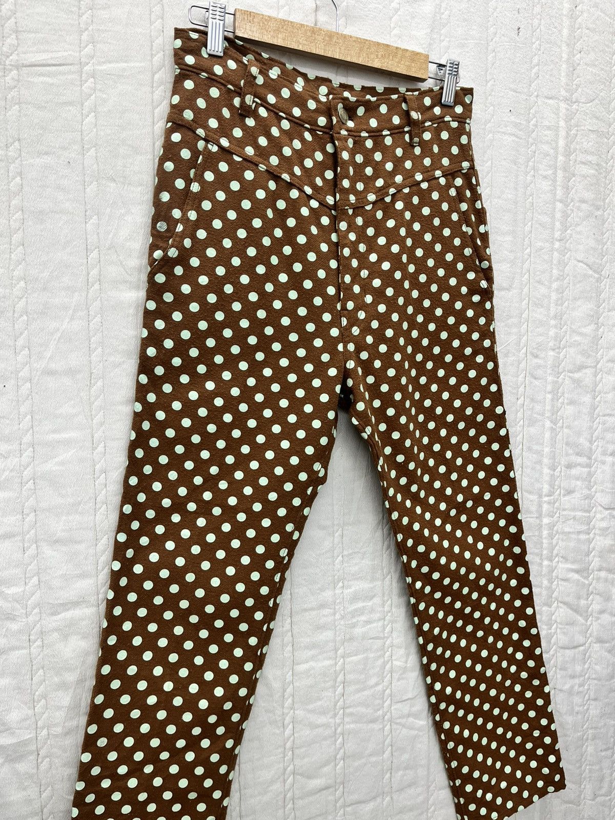 mercibeaucoup ARCHIVE🔥🔥🔥VTG MERCIBEAUCOUP POLKA DOT REVERSE POCKET PANT Size 28" / US 6 / IT 42 - 3 Thumbnail