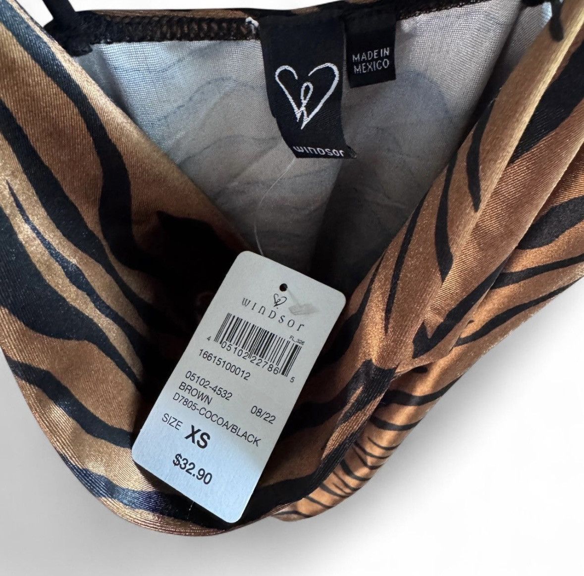 Windsor Smith NWT Tiger print striped Windsor mini dress XS Size XS / US 0-2 / IT 36-38 - 4 Thumbnail