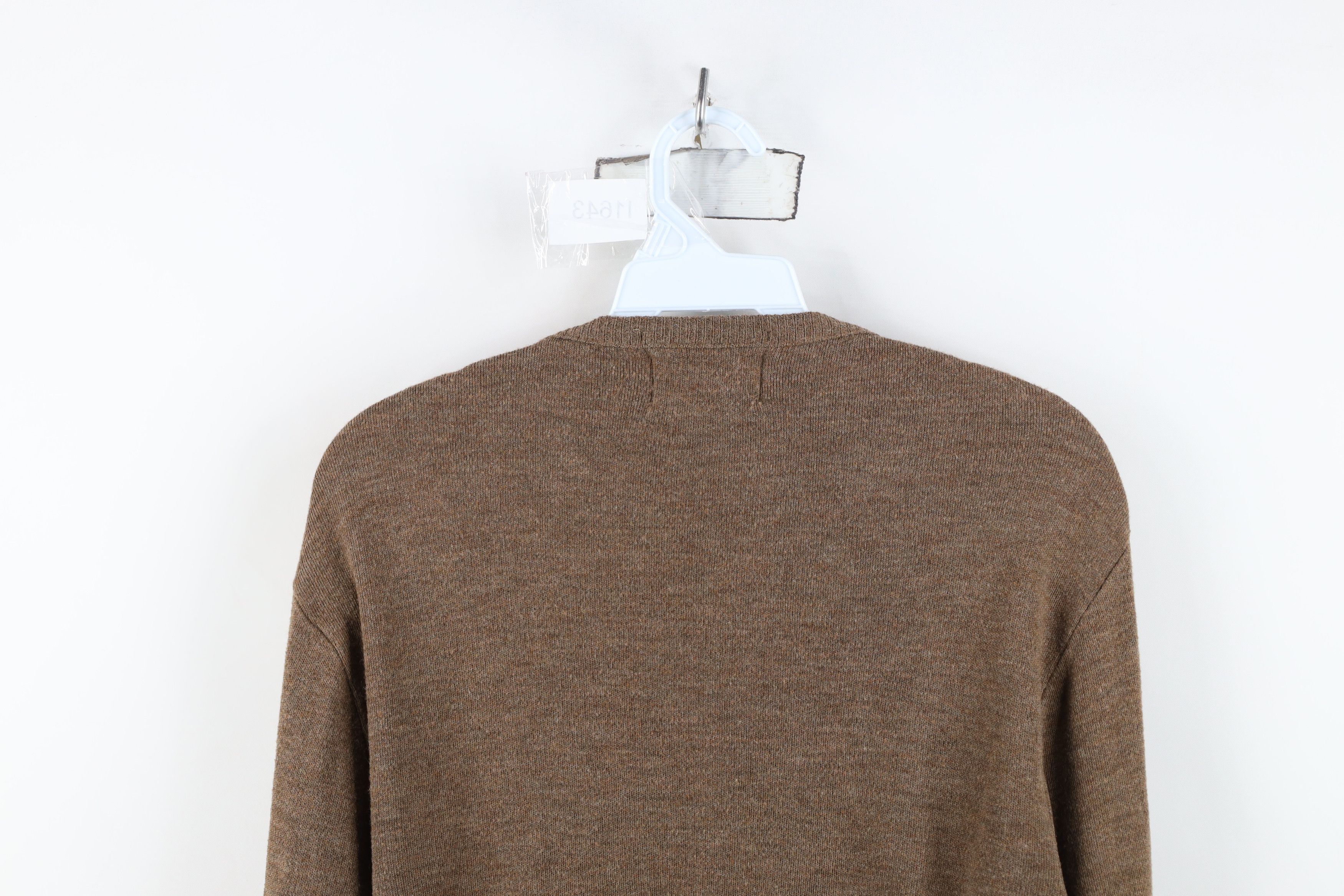 Vintage Vintage 70s Streetwear Equestrian Knit Sweater Brown USA Size M / US 6-8 / IT 42-44 - 11 Thumbnail