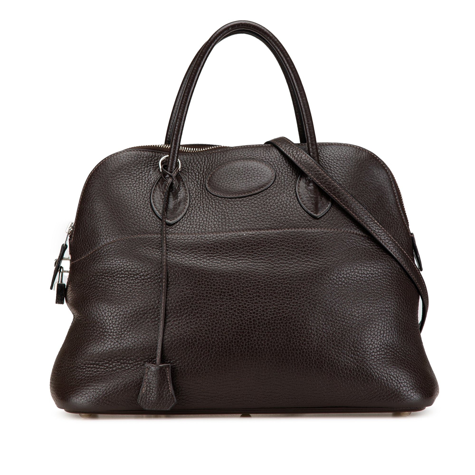 Hermes Hermès Clemence Bolide 35 Brown Size ONE SIZE - 1 Thumbnail