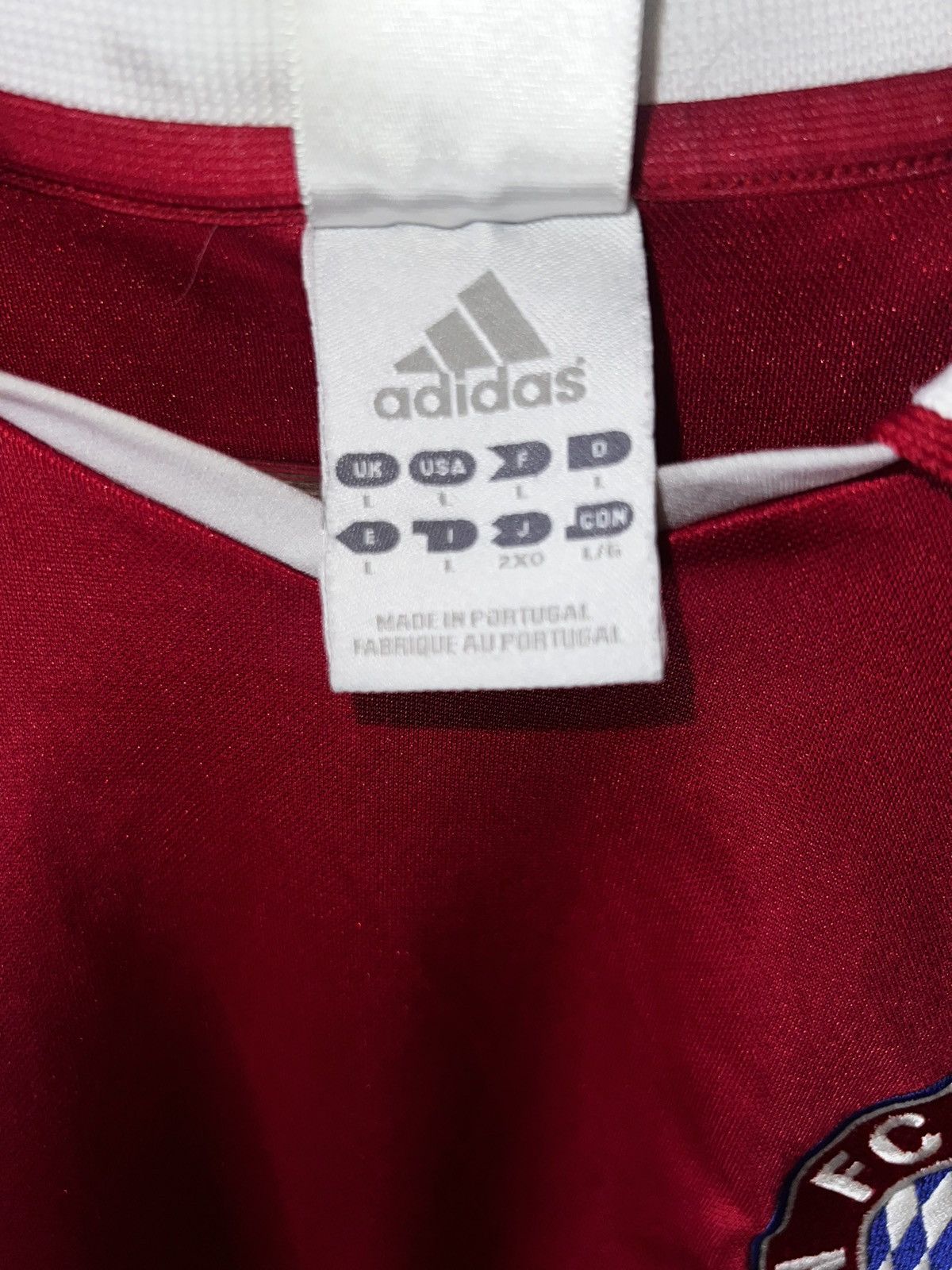 Adidas × Vintage 2004-2005 Bayern Home Jersey Size US L / EU 52-54 / 3 - 4 Thumbnail