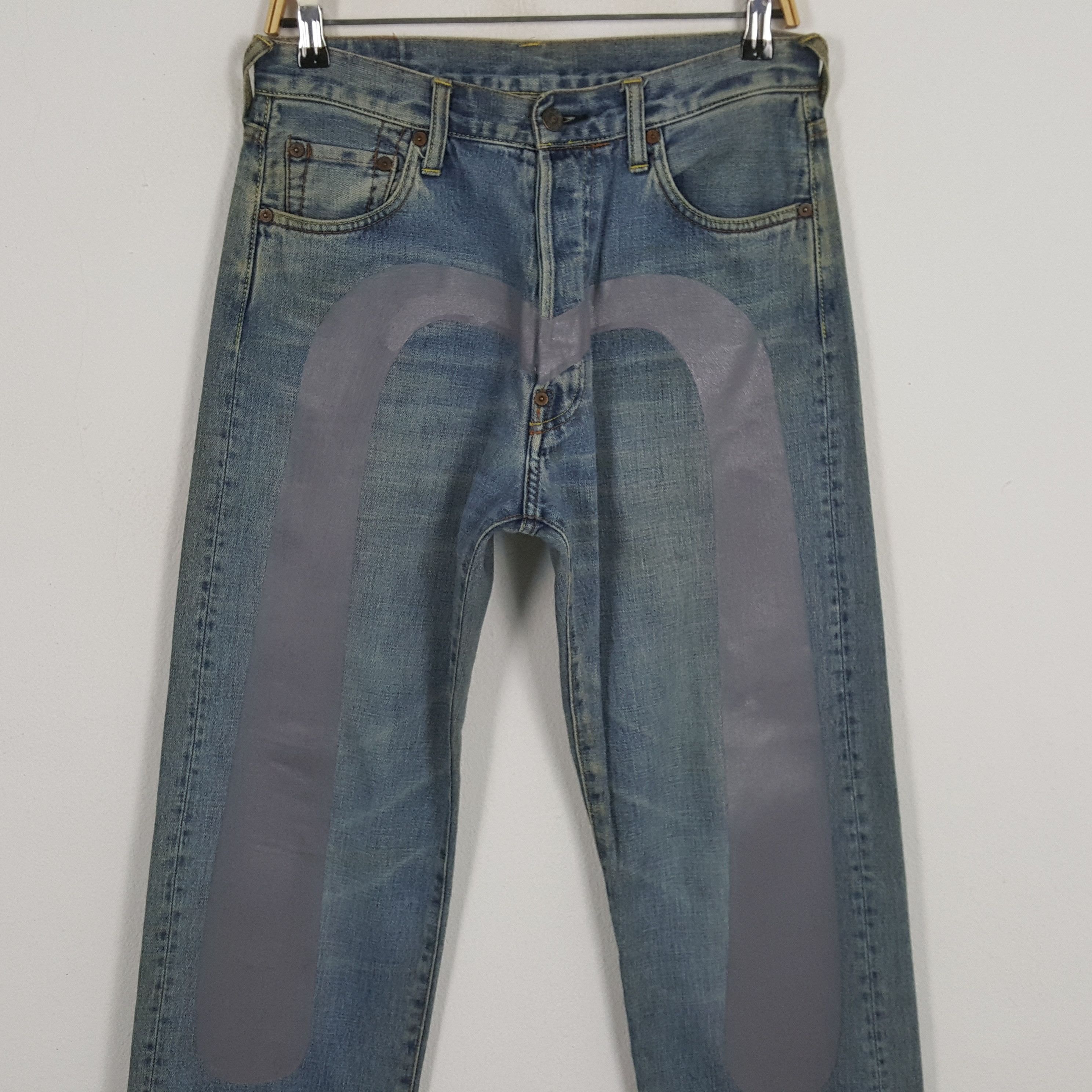 Evisu × Japanese Brand × Vintage Vintage EVISU Japanese Brand Daicock Custom Style Jeans Size US 30 / EU 46 - 2 Thumbnail
