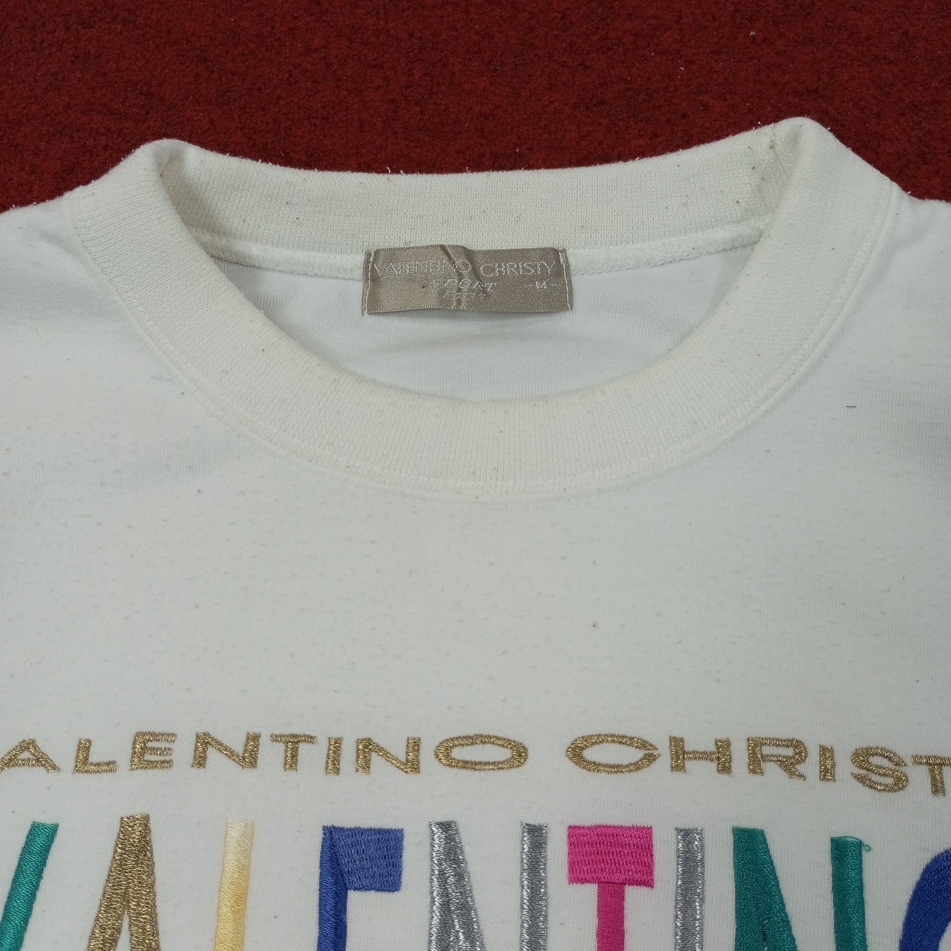 Valentino Valentino Christy Spellout Design Sweatshirt c243n20 Size US M / EU 48-50 / 2 - 4 Thumbnail