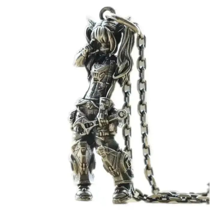 Jewelry Mecha Beautiful Girl Girl Pendant Necklace Size ONE SIZE - 1 Thumbnail