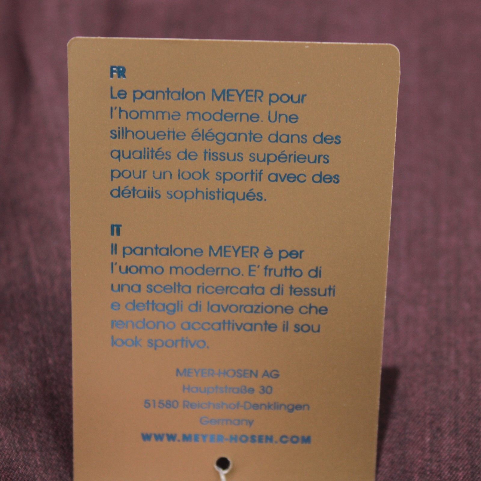 Other Meyer New with tags Dress Pants Size 42 US In Purple Size US 42 / EU 58 - 7 Thumbnail