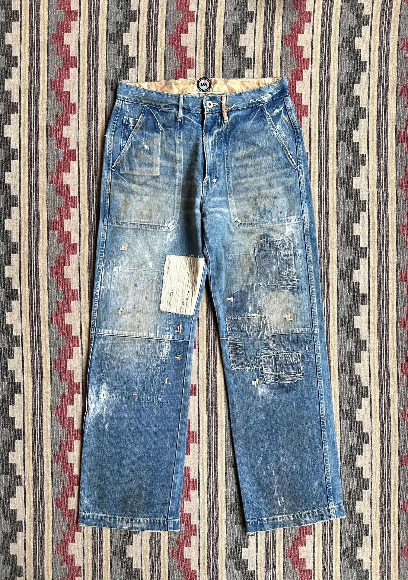 Prps Prps Vintage Distressed Denim Jeans Size US 31 - 1 Thumbnail