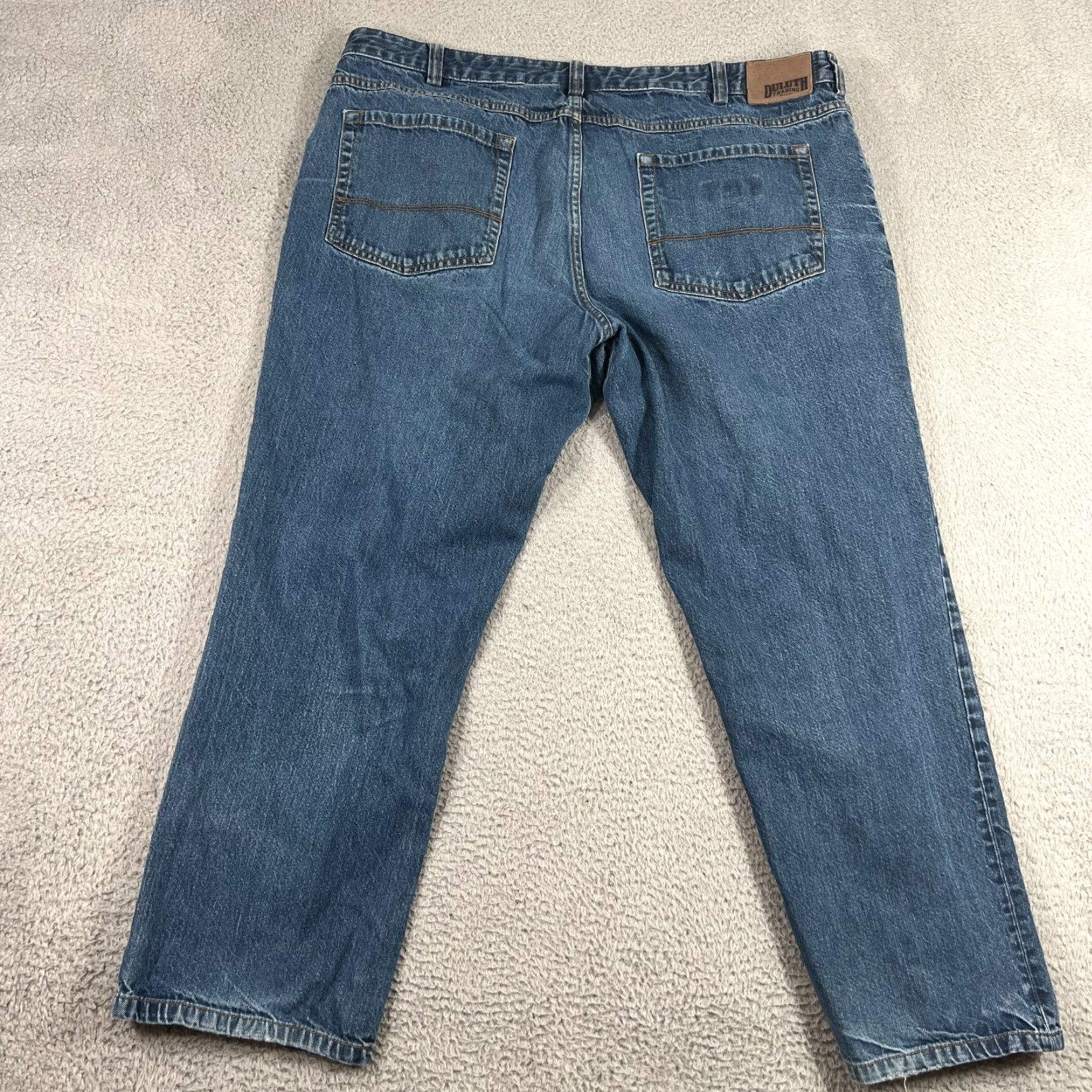 Duluth Trading Company VINTAGE Duluth Trading Company Ballroom Weekender Trim Fit Jeans Men Size 42x30 Blue Denim 90s Size US 40 / EU 56 - 4 Thumbnail