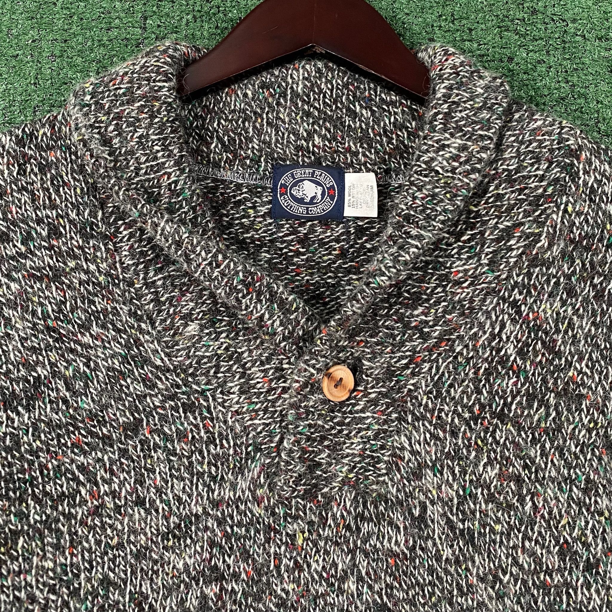 Vintage 80’s Great Plains Wool Blend Speckled Sweater Small Size US S / EU 44-46 / 1 - 2 Thumbnail