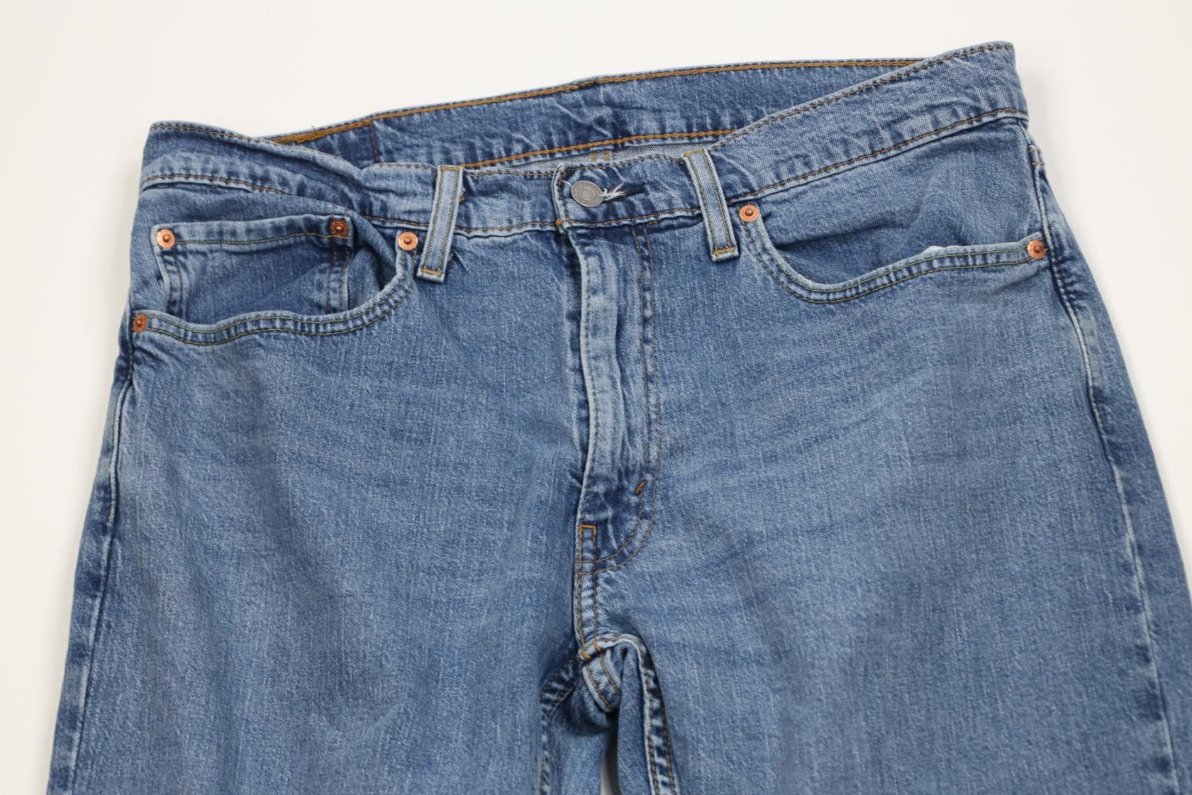 Levi's Vintage Y2K Levis 559 Stretch Relaxed Straight Leg Jeans Size US 34 / EU 50 - 2 Thumbnail