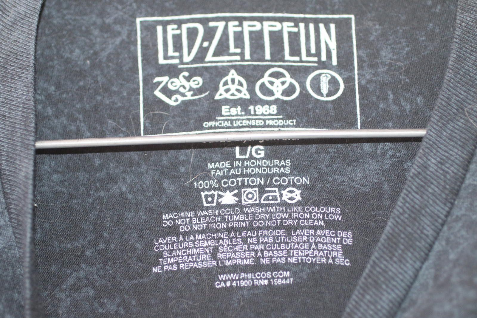 Led Zeppelin Led Zeppelin Over Europe 1980 Vintage Band T-Shirt '22 sizeL Size US L / EU 52-54 / 3 - 5 Thumbnail