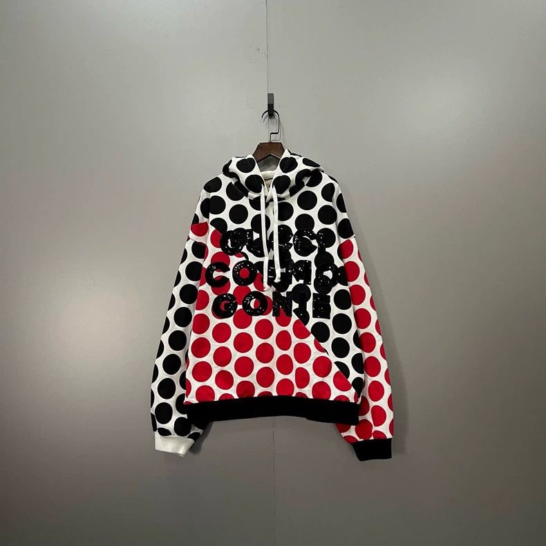 Gucci Gucci Contrast color dot logo hoodie 2502-Nextarrow Size US S / EU 44-46 / 1 - 1 Thumbnail