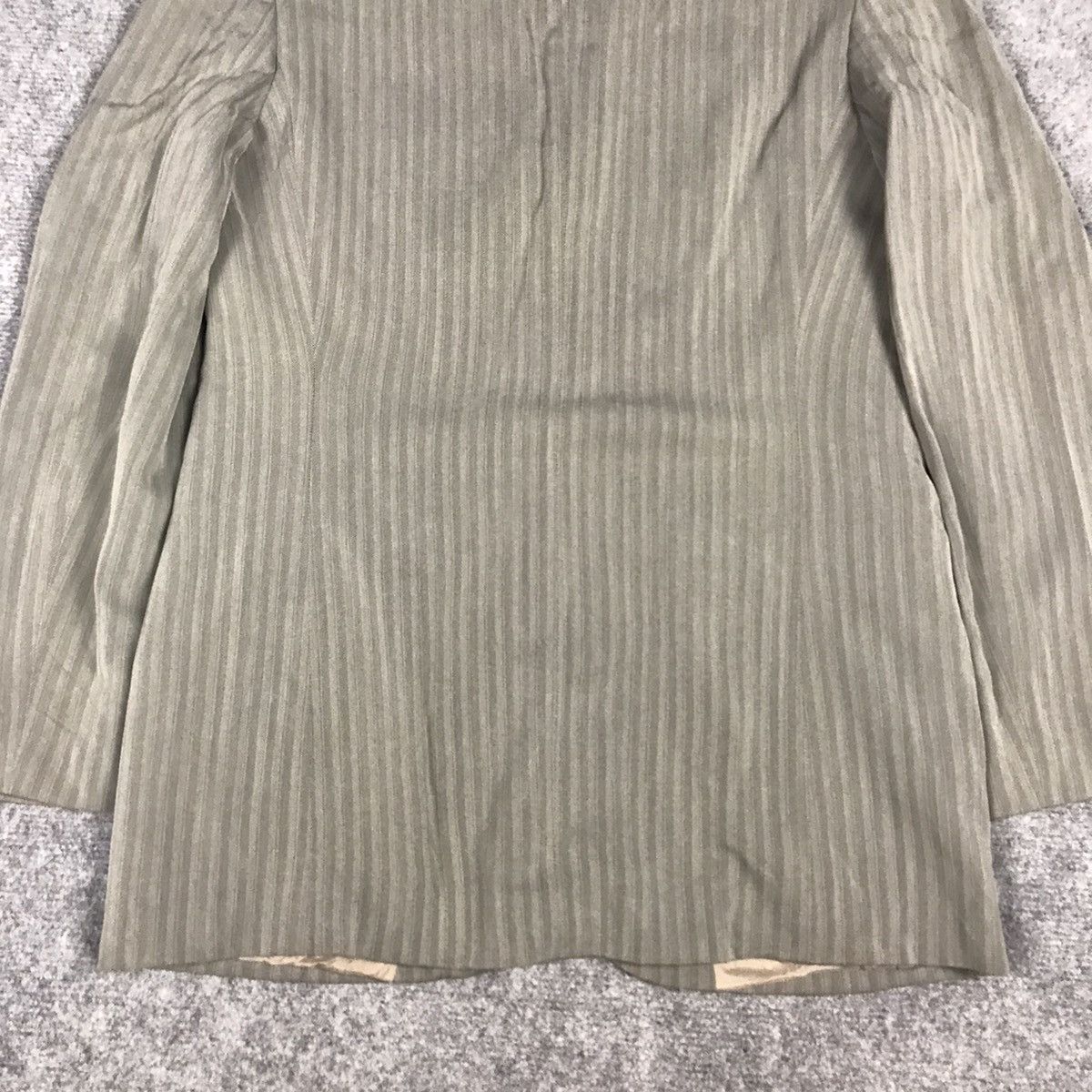 Giorgio Armani × Vintage GIORGIO ARMANI DESIGN STRIPED BLAZER COAT JACKET Size S / US 4 / IT 40 - 8 Thumbnail