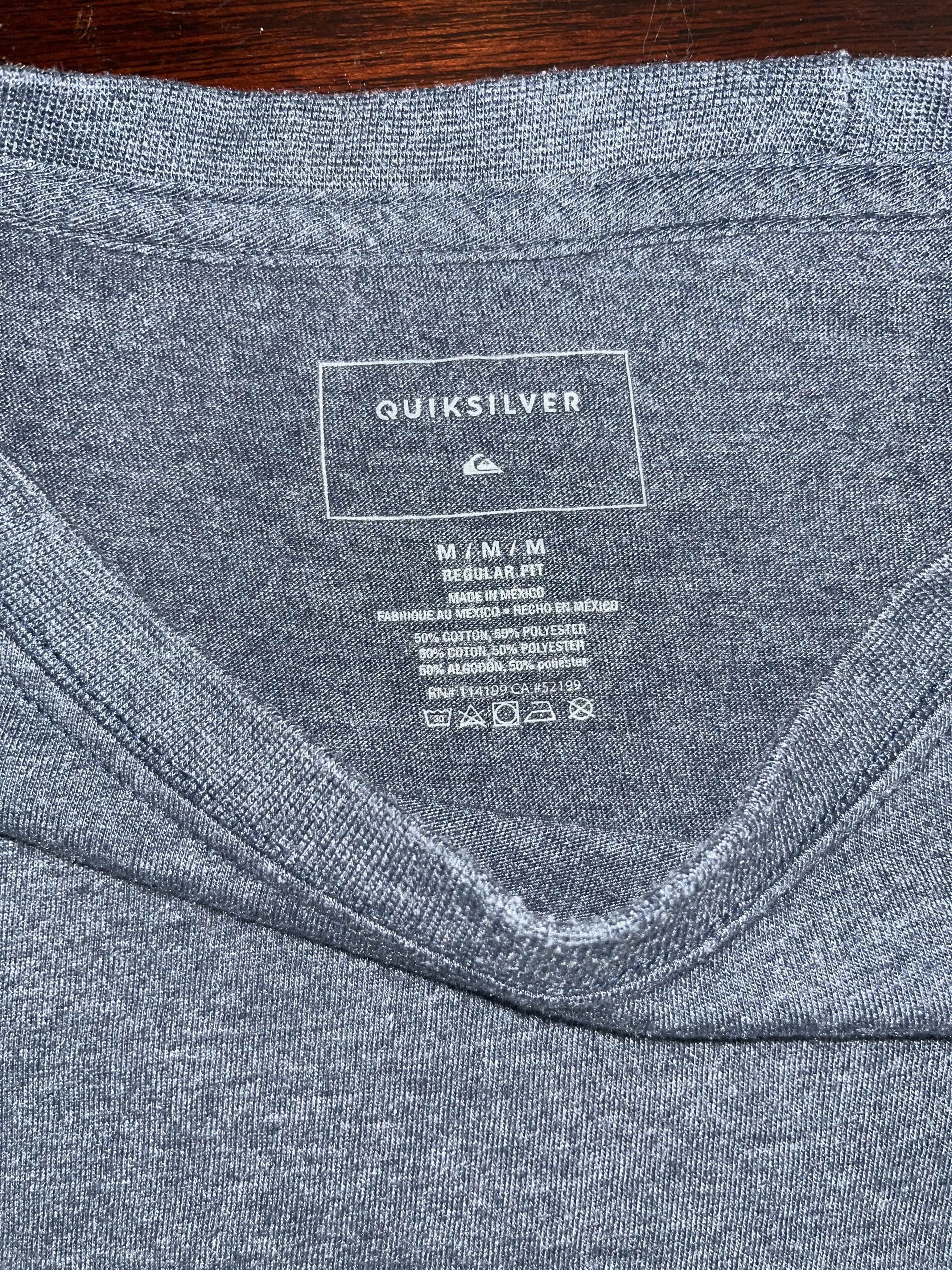 Quicksilver × Quiksilver × Vintage Y2K QuikSilver Faded Shirt Size US M / EU 48-50 / 2 - 4 Thumbnail