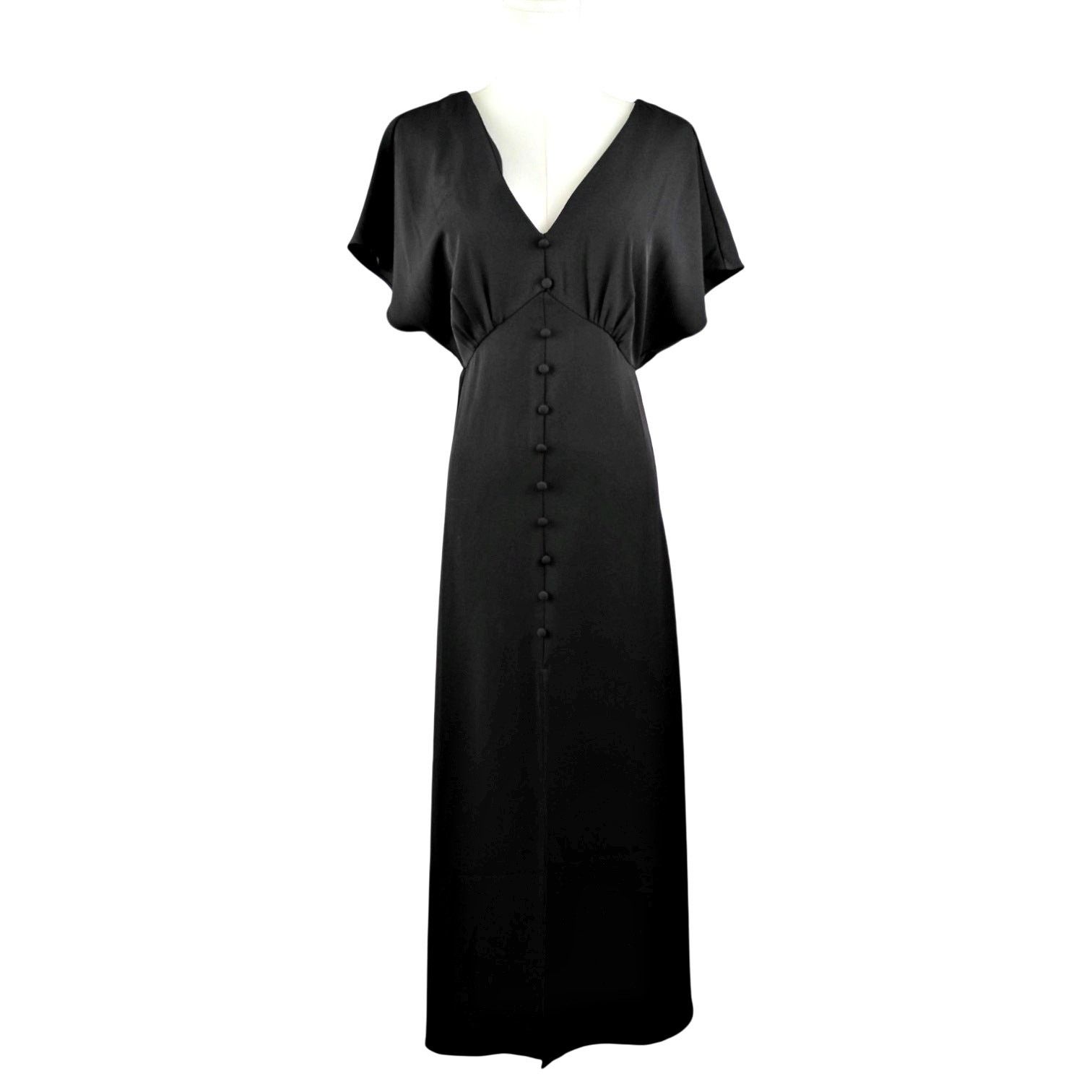 Other Label Rail x WhatSmitaFound Button Down Dress Flutter V Neck Size S / US 4 / IT 40 - 2 Thumbnail