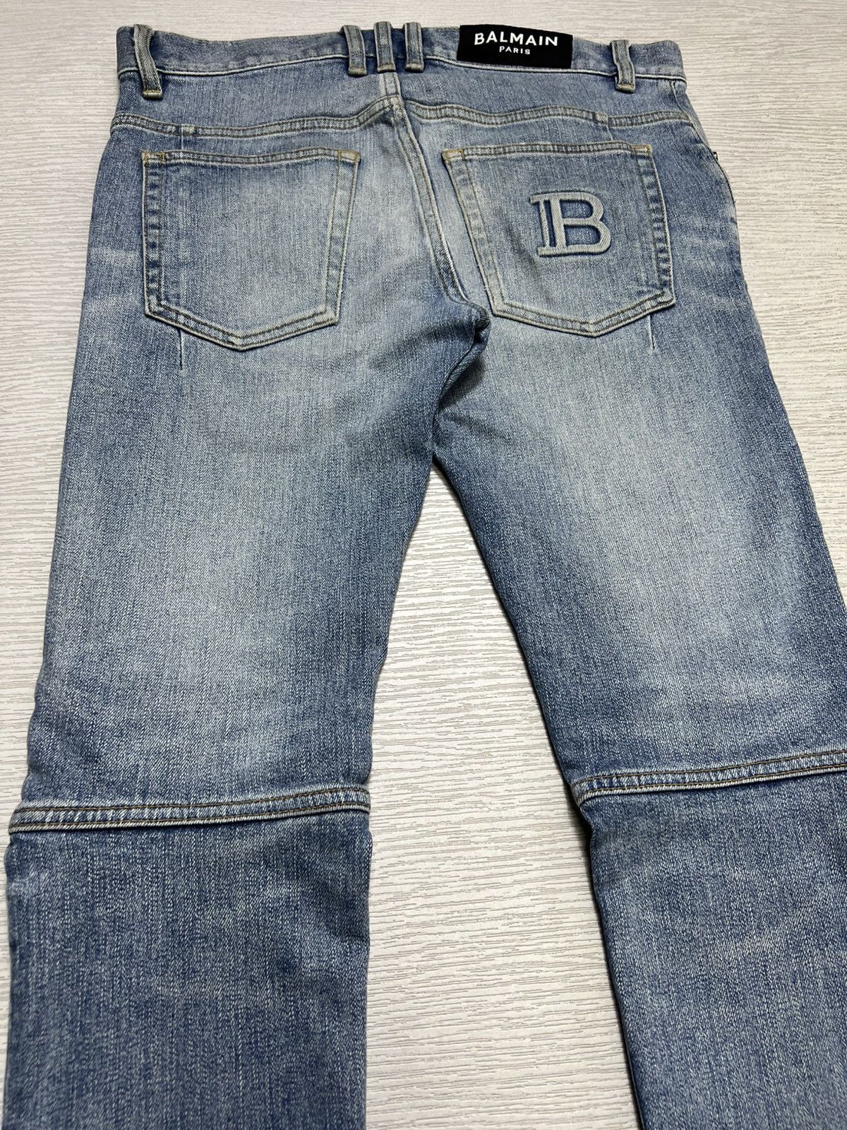 Balmain Balmain - S/S ‘21 - Embossed Logo Skinny Jeans Size US 30 / EU 46 - 13 Thumbnail
