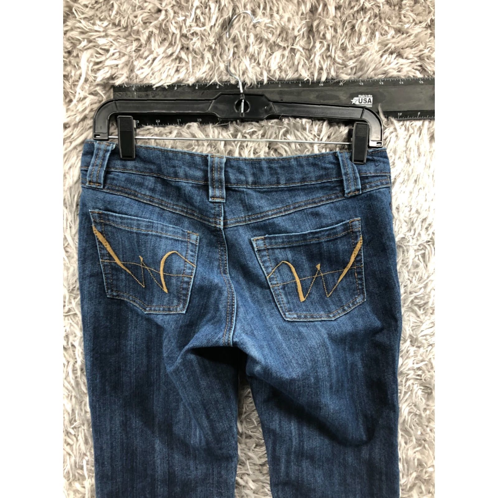 Vintage Wet-seal Jeans Juniors Womens Size 1 Long Medium Wash Blue Size 25" / US 0 / IT 36 - 6 Thumbnail