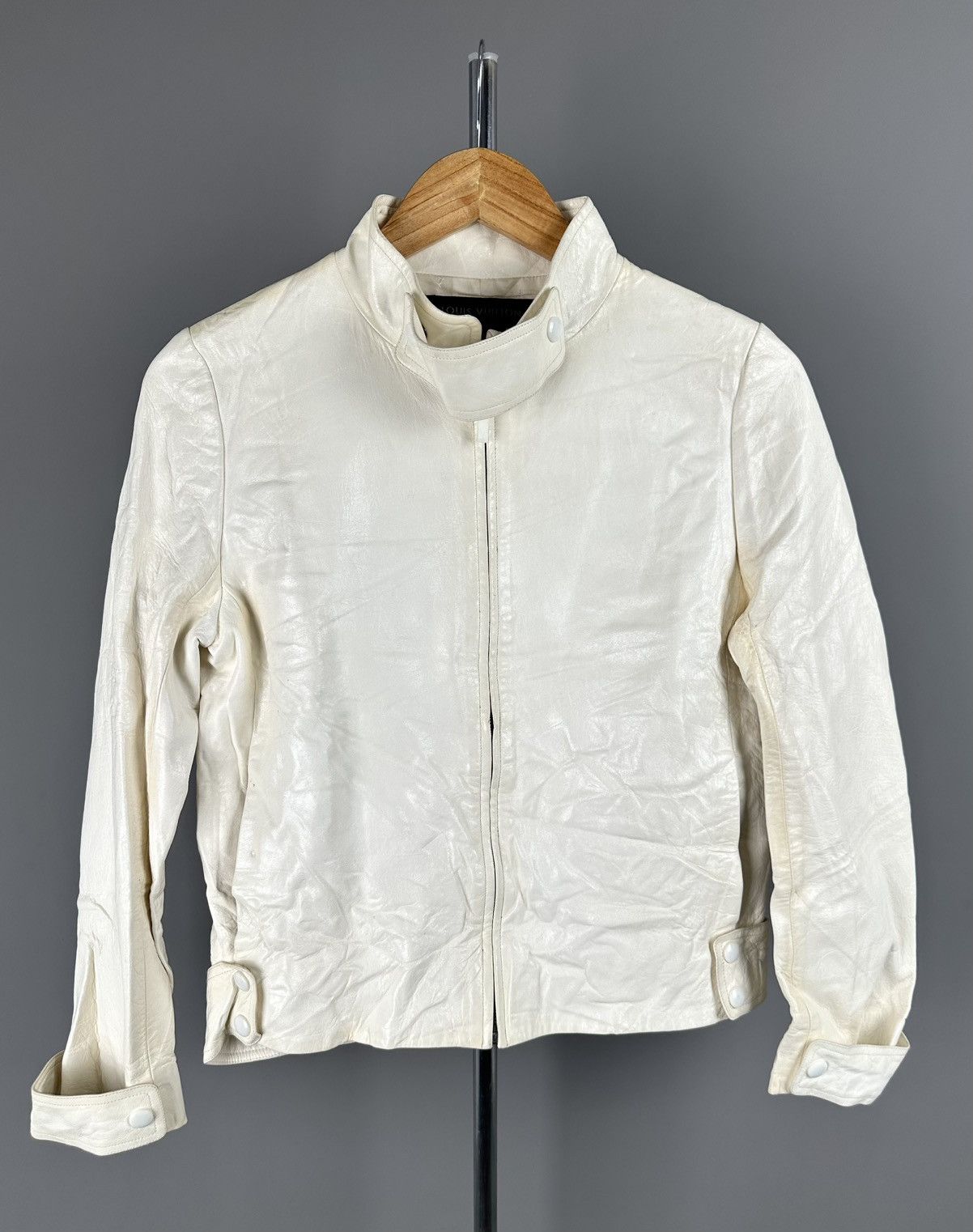 Louis Vuitton Louis Vuitton - Lambskin Leather Biker Jacket - Multi Straps Size XS / US 0-2 / IT 36-38 - 1 Thumbnail