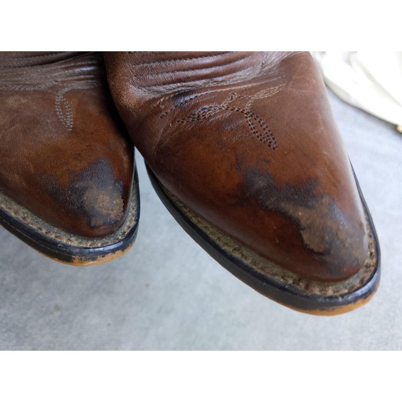 Durango Durango Boots Mens 7.5M Brown Leather Western Cowboy RD4163 Pointed Toe Boots Size US 8 / EU 41 - 3 Thumbnail
