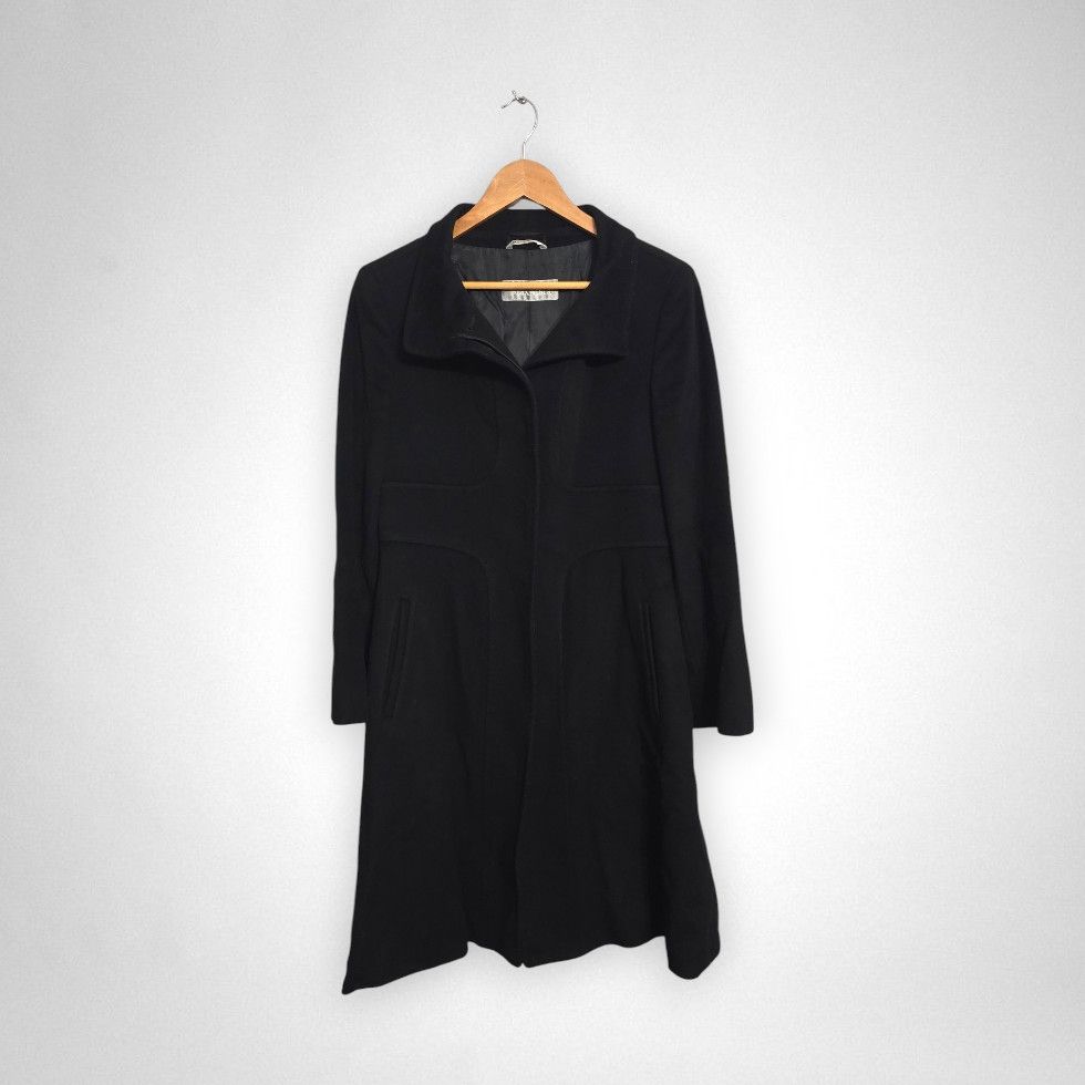 Max Mara Max Mara 100% wool Woolmark warm navy coat winter spring Size M / US 6-8 / IT 42-44 - 4 Thumbnail