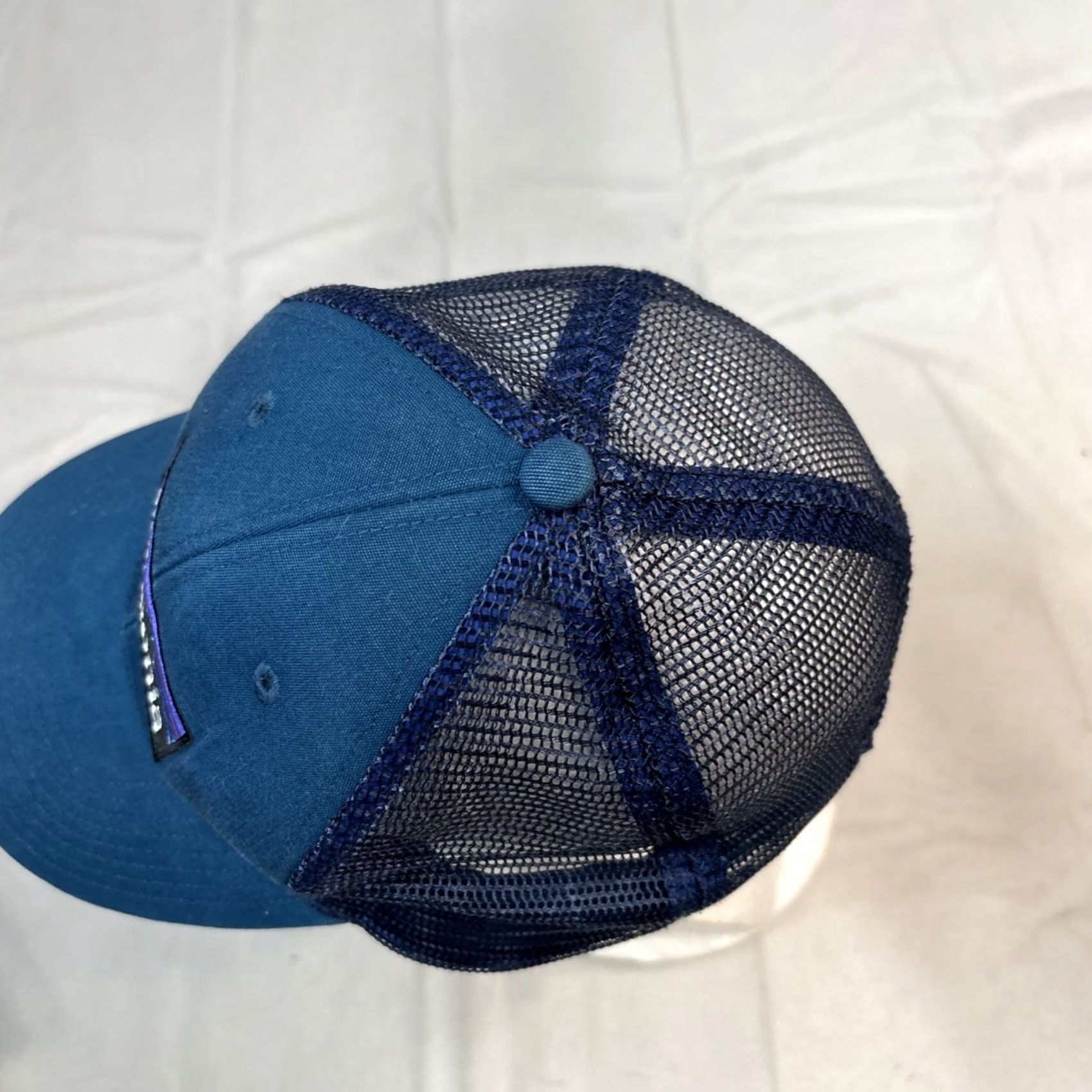 Patagonia PATAGONIA P6 Logo Lo-pro Trucker Cap Blue Hat Unisex Snapback Size ONE SIZE - 7 Thumbnail