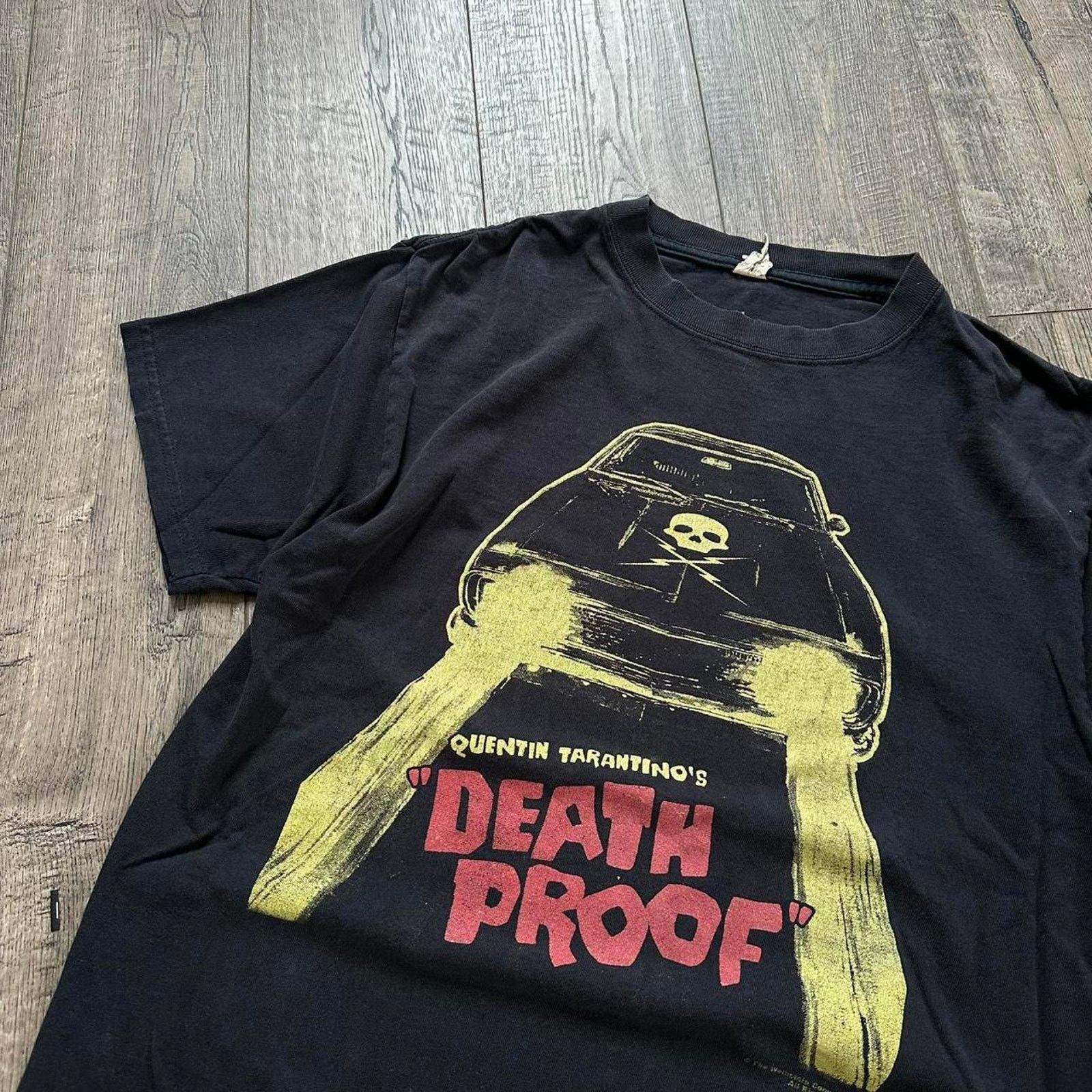 Vintage Vintage 00s Quentin Tarantino Death Proof Movie Promo Tee Size US L / EU 52-54 / 3 - 3 Thumbnail