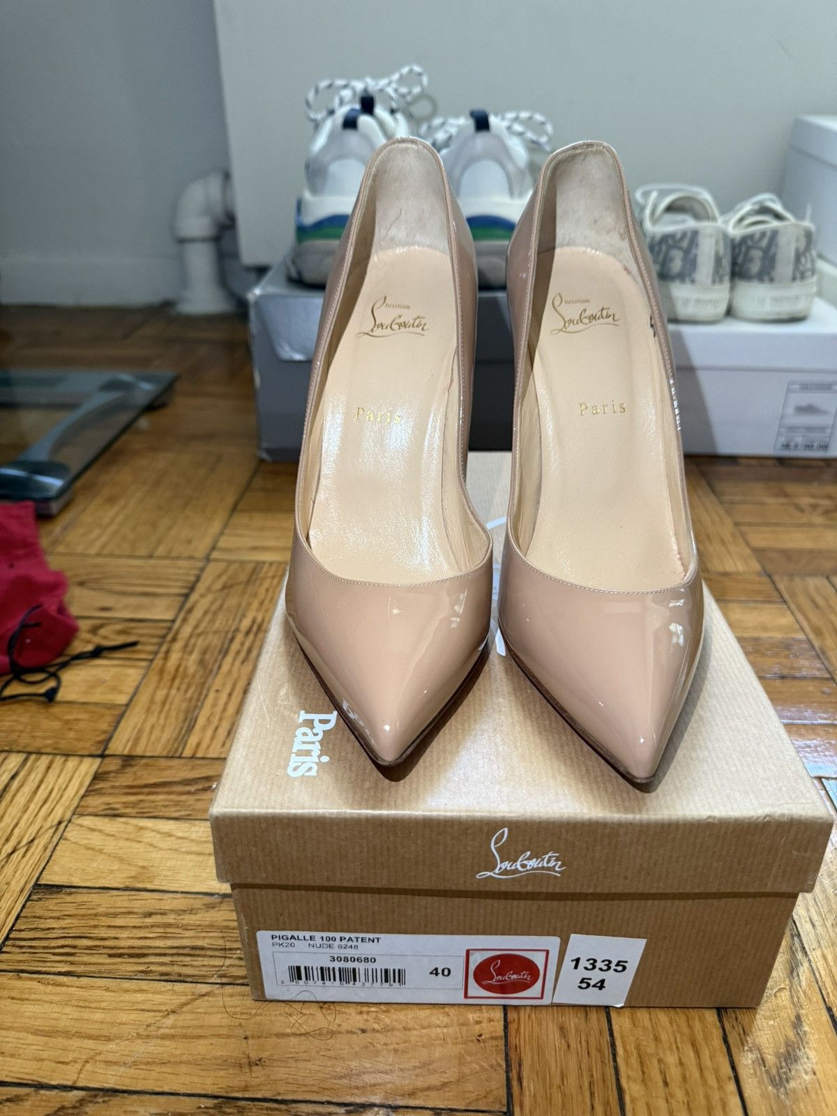 Christian Louboutin Christian Louboutin So Kate Patent Pointed-Toe Red Sole Pump Size US 10.5 / IT 40.5 - 1 Thumbnail