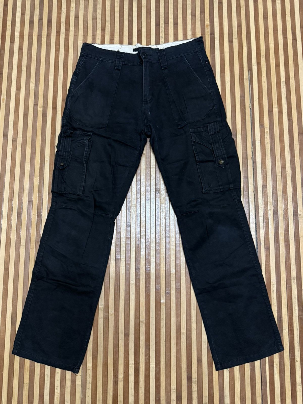 Japanese Brand Japanese Brand Cargo Pants Streetwear Multipocket W34X32 Size US 34 / EU 50 - 2 Thumbnail