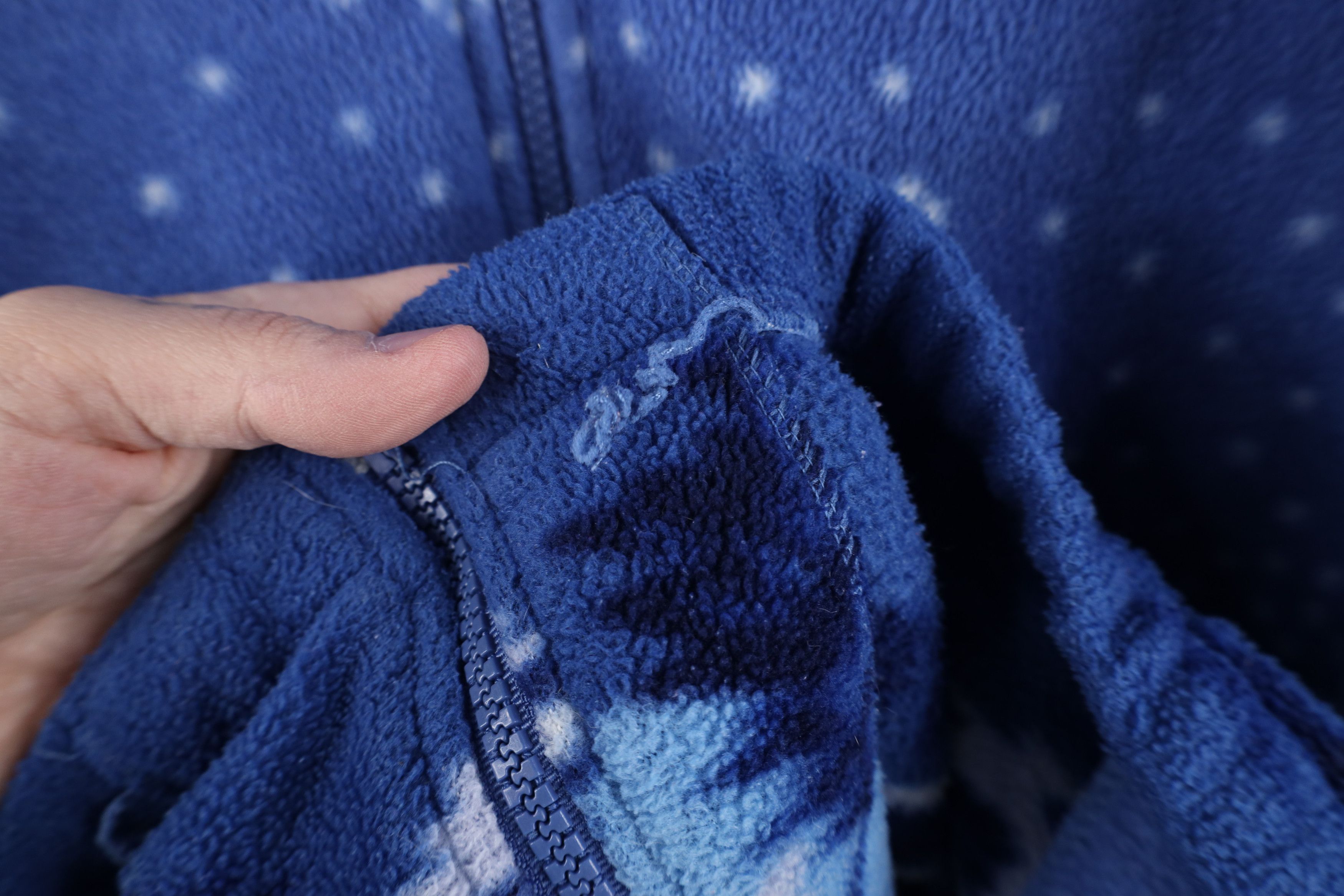 Vintage Vintage 90s Streetwear Mountain All Over Print Fleece Jacket Size XXL / US 16-18 / IT 52-54 - 4 Thumbnail