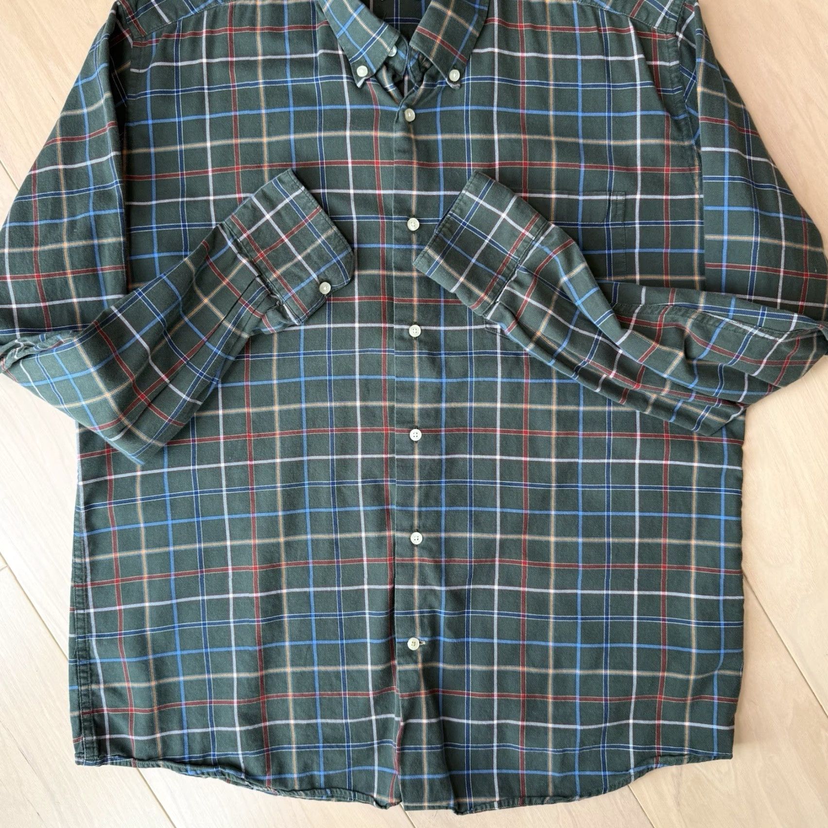Barbour Barbour Shirt Large Green Plaid Button-Up Mens Vintage? No - Barbour Shirt Large Green Plaid Button-Up Regular Fit Size US L / EU 52-54 / 3 - 6 Thumbnail