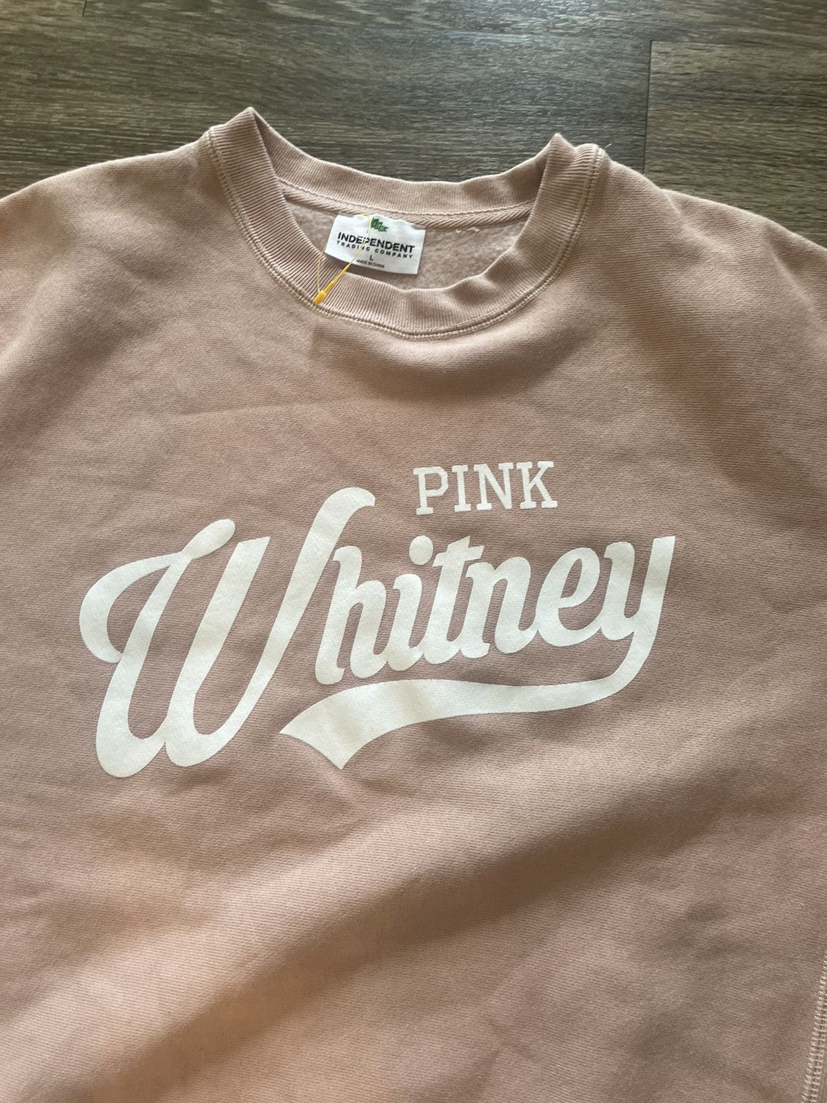 Japanese Brand Pink Whitney Barstool Sweater Size US L / EU 52-54 / 3 - 1 Thumbnail