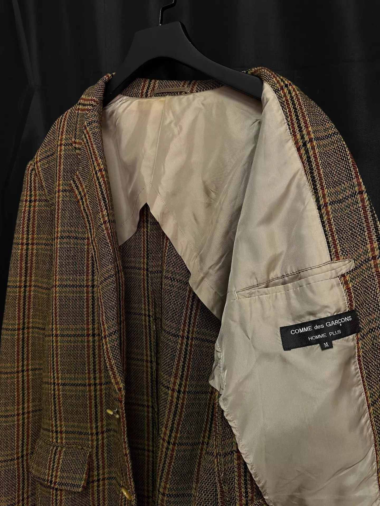 Comme des Garcons COMME DES GARCONS 93SS Check Knit Runway Jacket Size US M / EU 48-50 / 2 - 6 Thumbnail