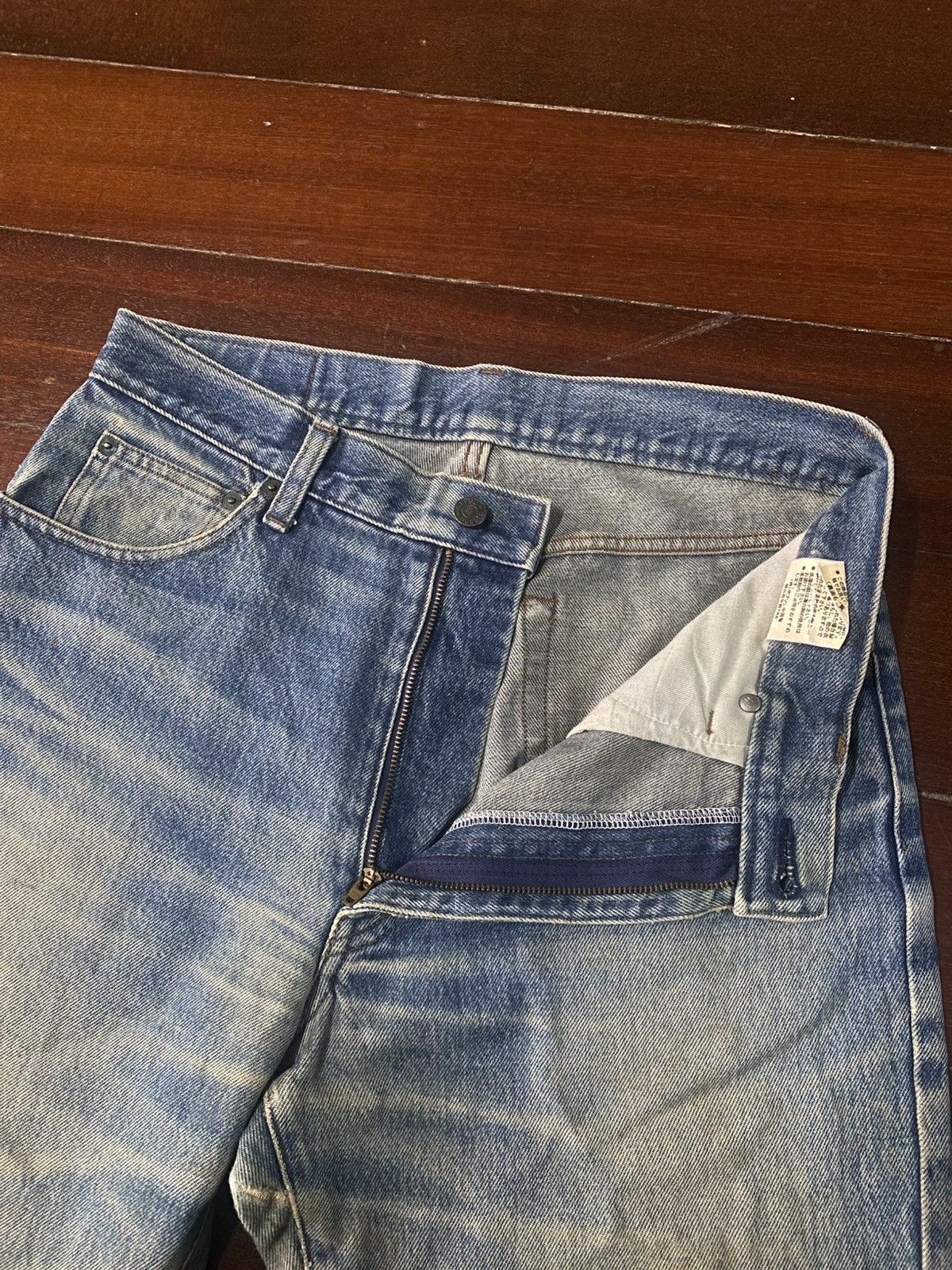 Japanese Brand 🔥Mega Rare🔥Japanese Bobson Distressed Denim Jeans mud wash Size US 33 - 9 Thumbnail