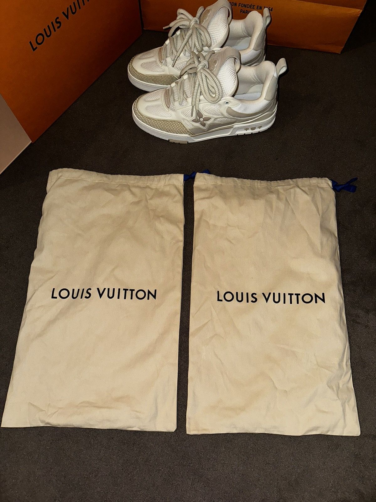 Louis Vuitton Louis Vuitton Skate Sneaker Beige Size US 10.5 / EU 43-44 - 13 Thumbnail