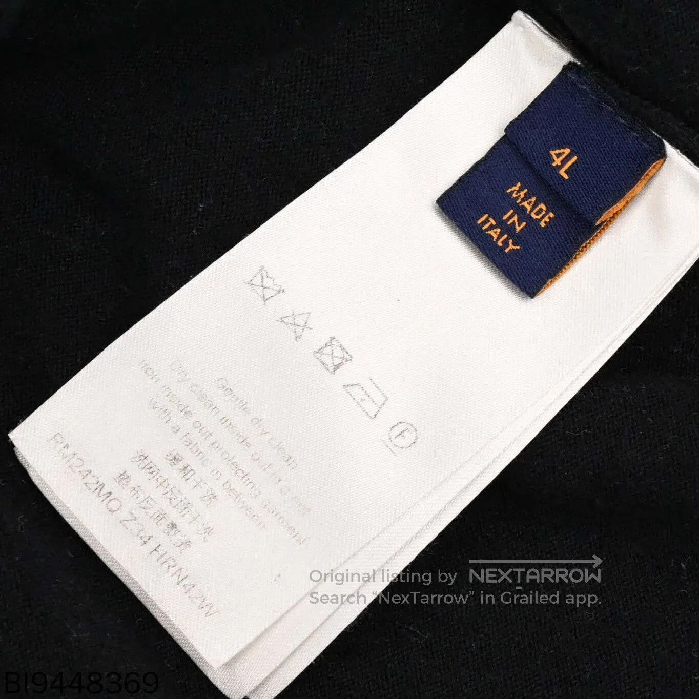 Louis Vuitton louis vuitton black logo cotton t-shirt. Size US XXL / EU 58 / 5 - 4 Thumbnail