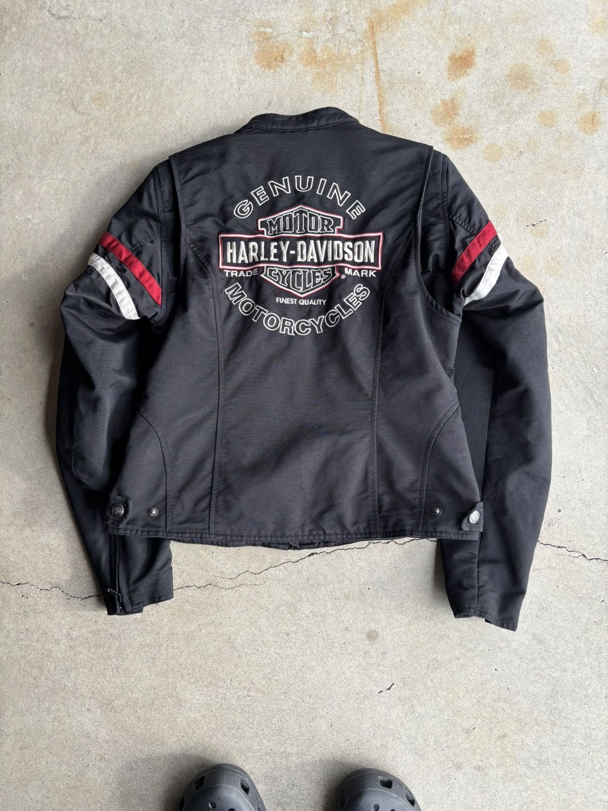 Harley Davidson Crazy Harley Davidson Boxy Racing Jacket Two Piece Race Gear Size M / US 6-8 / IT 42-44 - 2 Thumbnail