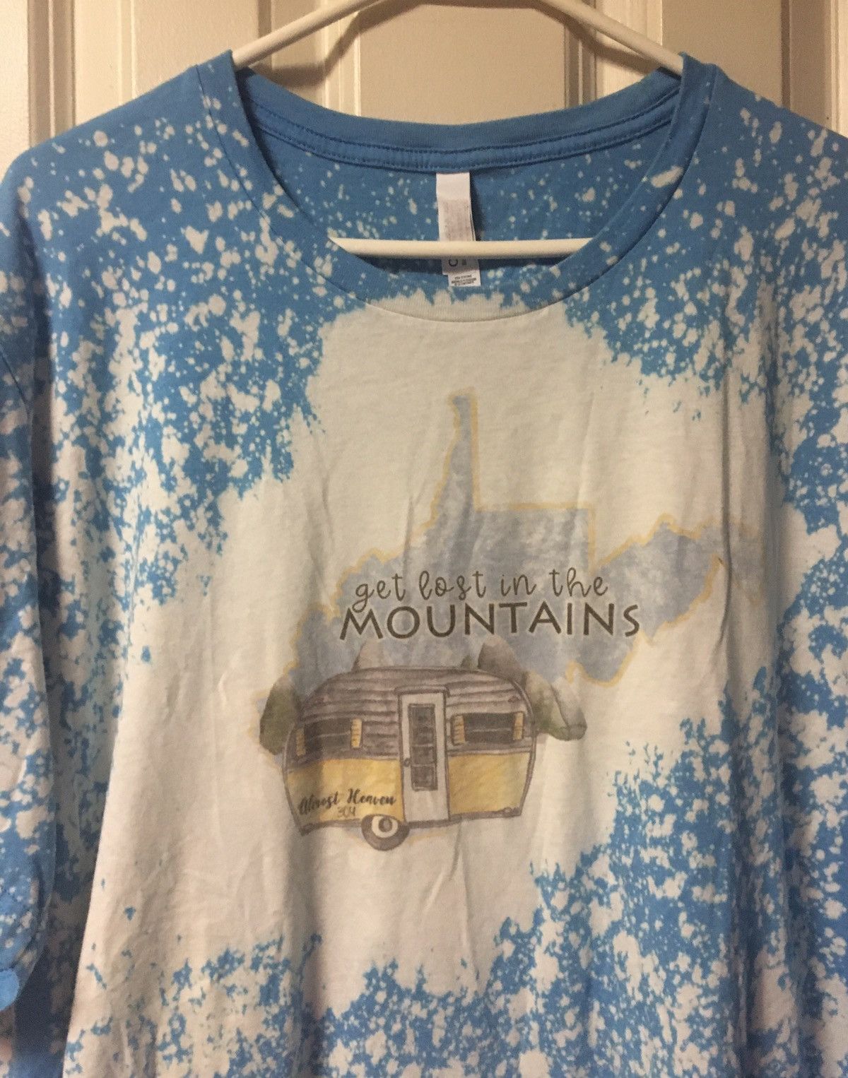 Canvas New Canvas Women’s Top 2X West Virginia Get Lost Mountains Size XXL / US 16-18 / IT 52-54 - 7 Thumbnail