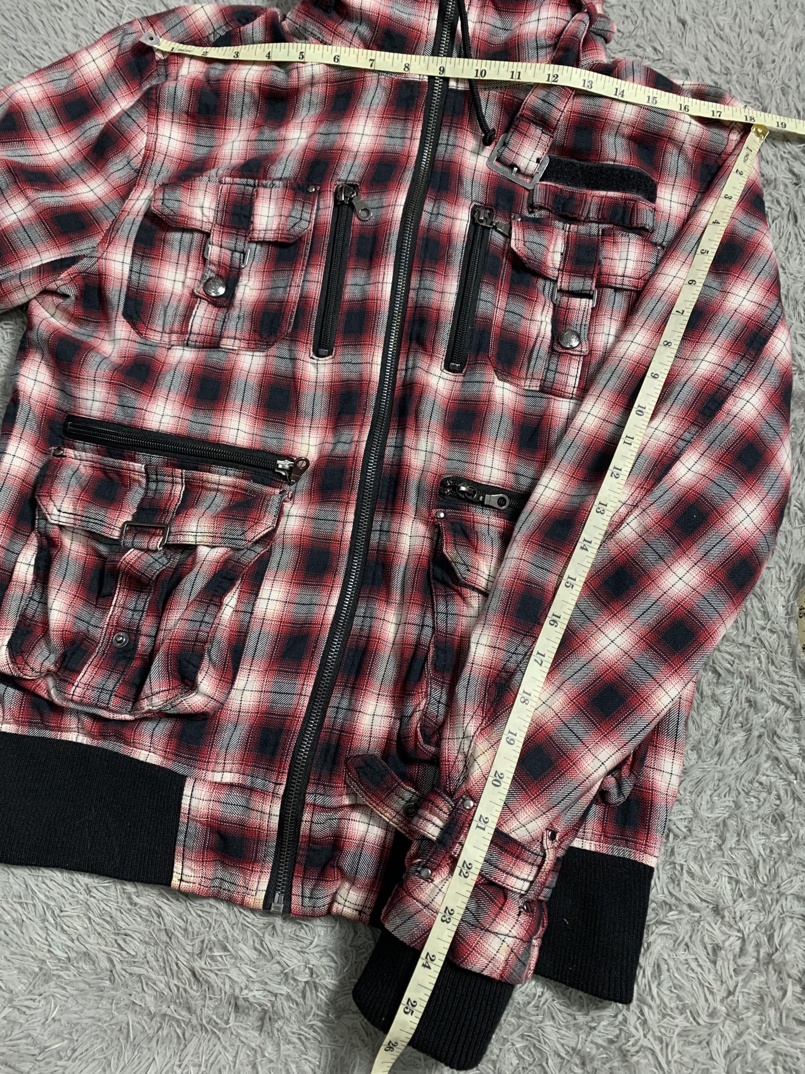 Japanese Brand Bareback Realdress Tartan Double layer zipper Punk Jacket Size US L / EU 52-54 / 3 - 10 Thumbnail